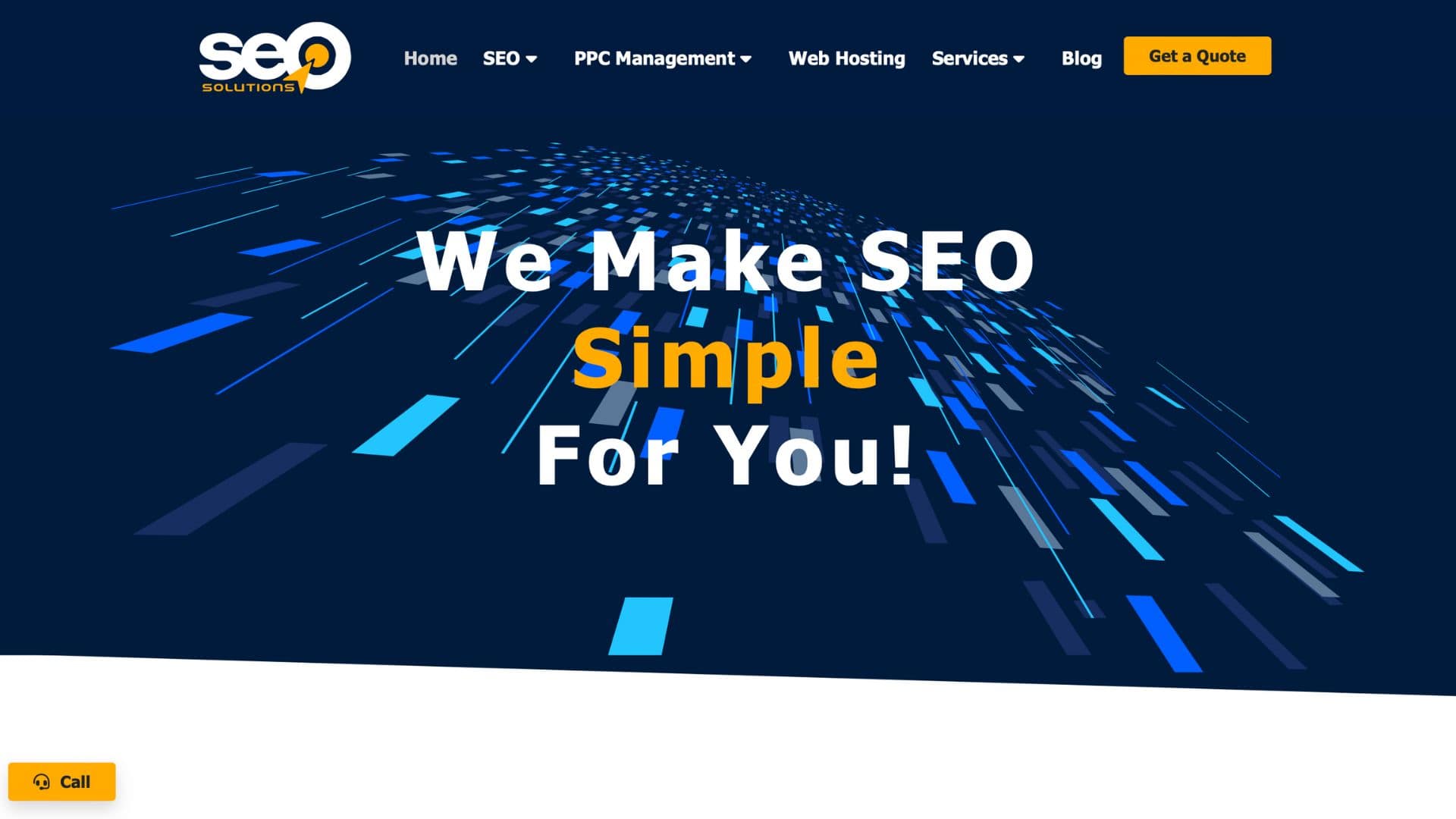 SEO Solutions website